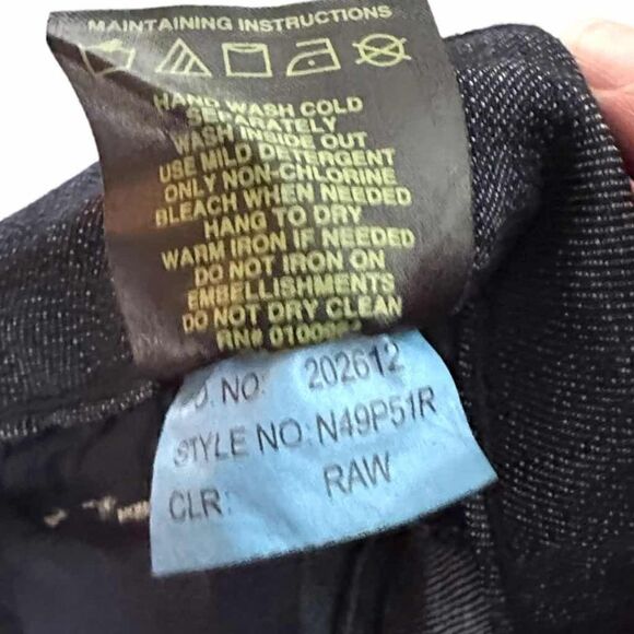 NWT AKA/MKS Dark Wash Skinny Leg Jeans - Size 27 - Picture 8 of 12